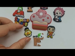 Custom Cartoon Character Fashion Design Relief Logo PVC Silicone Rubber Badge