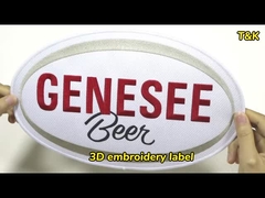 Patches de bordado de design personalizado 3D de ferro mole em vários estilos Emblema bordado para roupas