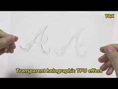 Patch de tpu personalizado de fábrica 3d lavável transferência de calor de rótulo de tpu Múltiplos estilos de transferência de calor de logotipo de tpu