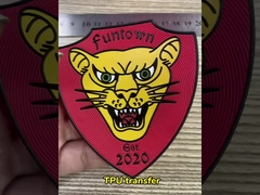 Transferência TPU 3D em relevo