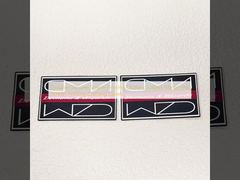 Etiquetas de roupa em serigrafia de silicone durável Etiquetas de roupa em serigrafia com tinta vibrante