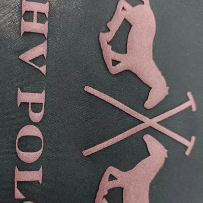 Custom 3D Silicone Heat Transfer Label with Ultrasonic Cut and Square Shape for Garment Free Sample Available