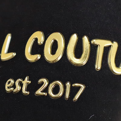 Custom 3D TPU Logo Heat Transfer Label with Straight Cut Multiple Styles and Quick Sample Lead Time