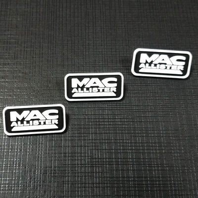 Custom Applique Sew-On PVC 3D Textured Badges for Clothing Shirts Woven Plastic Patches with Vinyl Logo and Nickel-Free Finish