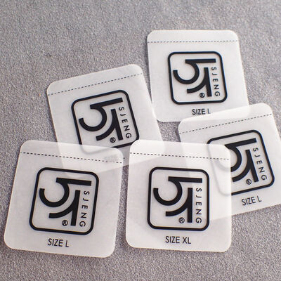 Clothing Label Custom Transparent Label Size Clothing Cotton Printing Trademark Clothing Thermal Transfer Printing
