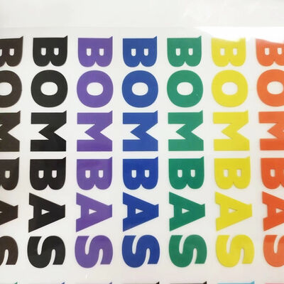 Custom Rtransfer  Label Garment Bag Hat Washable Shoes Thermal Transfer Label Electroplated With Different Color