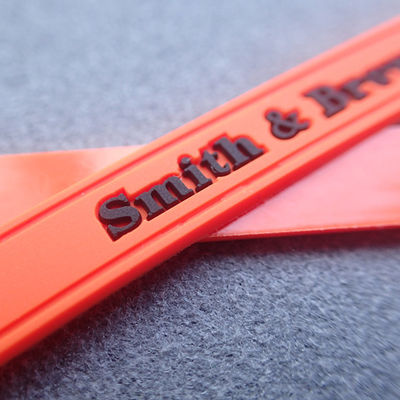 Washable PVC Rubber Clothing Labels For Hats