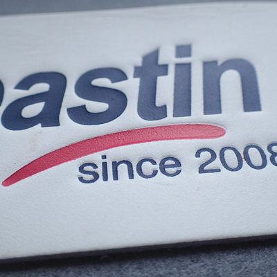Personalized Logo Sew On Embossed Leather Patches For Bags