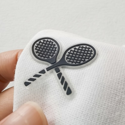 Etiqueta macia do silicone de Logo Clothing Transfer Heat Label do silicone para o revestimento de esportes