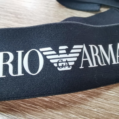 A BV aprovou imprimir a faixa elástica do silicone do logotipo 3d para o pano da ioga