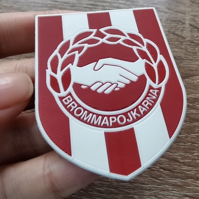 imprimindo o remendo Logo For Famous Brand principal da transferência térmica TPU do logotipo