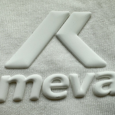 Etiquetas 3D de silicone suave sustentável para remendos de transferência de calor de roupas