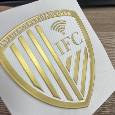 Fabrica Custom High Quality Patches 3D Logo Raised Waterproof TPU Transferência de calor Patches Ferro em rótulos de roupas
