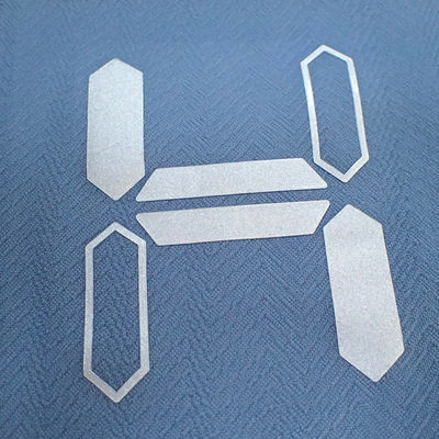 Silicone de prata que imprime etiquetas da roupa da transferência térmica do GV