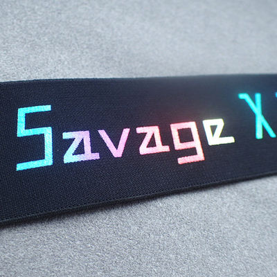 Logo Nylon colorido 5cm imprimiu a faixa elástica