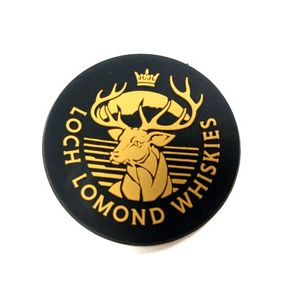 Transferência 3D da imprensa do calor Textured Logo Soft Plastic Pvc Patch para a roupa
