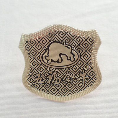 Crachás tecidos delicado gravados de alta frequência de 3D TPU para a camisa de couro de Chaussures