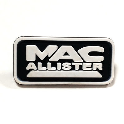 Crachás de borracha feitos sob encomenda do Pvc de Logo Clothing Woven Patches 3D